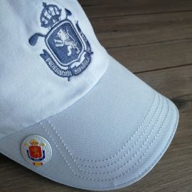 Gorra RFEG Open Celeste Logo Tonal