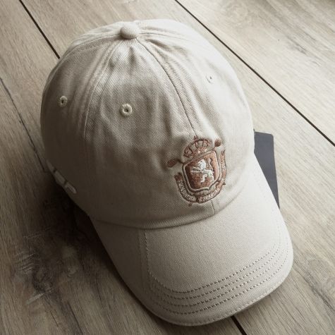 Gorra ESP Open Beige Logo Tonal