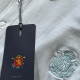 Polo RFEG algodón premium caballero celeste