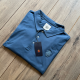 Polo RFEG algodón premium caballero azul viejo