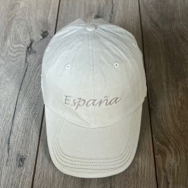 Gorra ESPAÑA Beige Logo Tonal