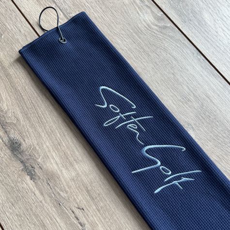 Toalla SOFTER GOLF multifuncional de microfibra y algodón (híbrida).