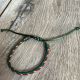 Pulsera verde de cordón trenzado ESPAÑA